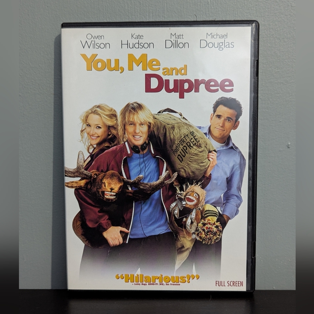 4/$10 📚‎ You, Me and Dupree DVD